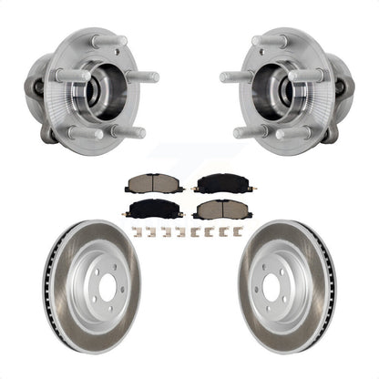 Kit de plaquettes de Rotor de frein, manteau de roulement de moyeu avant, pour Ford Explorer Lincoln Aviator AW