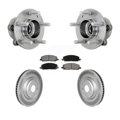 Kit de Rotor et de plaquettes de frein revêtus de roulement de moyeu avant, pour Ford Explorer Lincoln Aviato