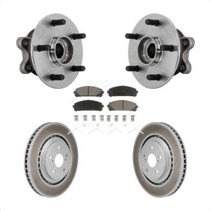 Kit de rotor et de plaquettes de frein revêtus de roulement de moyeu avant, pour Toyota Highlande 2020 – 2022