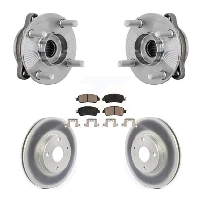 Kit de plaquettes de Rotor de frein enduites d'assemblage de roulement de moyeu avant pour Toyota Yaris iA Scio