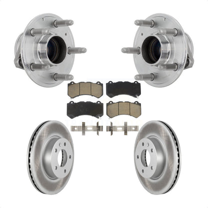 Kit de rotor et de plaquettes de frein revêtus de roulement de moyeu avant, pour Cadillac ATS V avec RW 2017