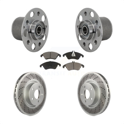 Kit de Rotor et plaquettes de frein revêtus de roulement de moyeu avant, pour Mercedes-Benz E350 E400 E25