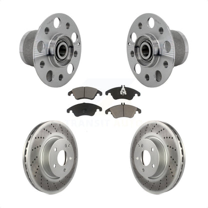 Kit de Rotor et plaquettes de frein revêtus de roulement de moyeu avant, pour Mercedes-Benz E350 C350 C30