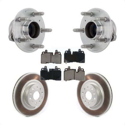 Kit de plaquettes de rotor de frein enduites d'assemblage de roulement de moyeu avant pour Cadillac CT6 RW 2019