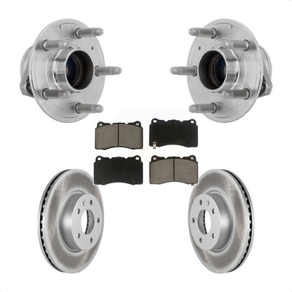 Kit de plaquettes de Rotor de frein revêtues de roulement de moyeu avant, pour Base Cadillac ATS 2019 avec RW
