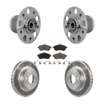 Kit de plaquettes de Rotor de frein, ensemble de roulements de moyeu avant, pour Mercedes-Benz C300 C25