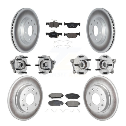 Kit de plaquettes de rotor de frein, roulement de moyeu avant et arrière (10 pièces) pour Mazda CX-30 AW 20-22