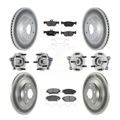 Kit de plaquettes de rotor de frein, roulement de moyeu avant et arrière (10 pièces) pour Mazda CX-30 AW 20-22