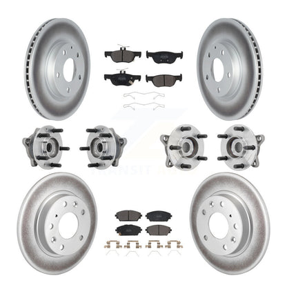 Kit de plaquettes de rotor de frein, roulement de moyeu avant et arrière (10 pièces) pour Mazda 3 AW 2021 – 2022