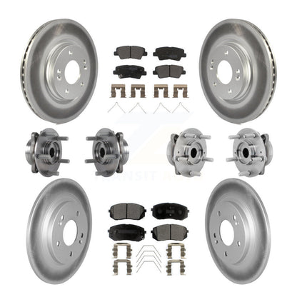 Kit de plaquettes de rotor de frein, roulement de moyeu avant et arrière (10 pièces) pour Hyundai Kona AW 2022