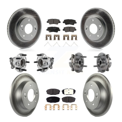 Kit de plaquettes de rotor de frein, roulement de moyeu avant et arrière (10 pièces), pour Kia Forte Hyundai G