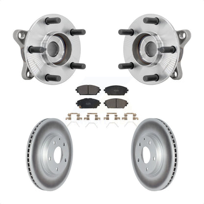 Kit de plaquettes de rotor de frein revêtues d'assemblage de roulement de moyeu avant, pour Mazda 3 AW 2021 – 2022