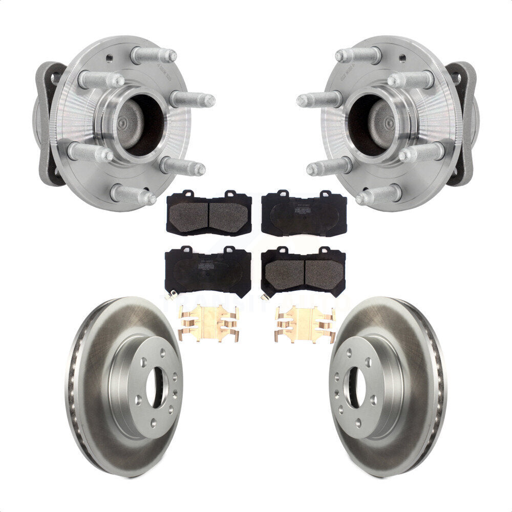 Kit de plaquettes de Rotor de frein, roulement de moyeu avant, pour Chevrolet Colorado GMC Canyon RW