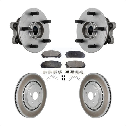 Kit de rotor et de plaquettes de frein revêtus de roulement de moyeu avant, pour Toyota Highlande 2020 – 2022