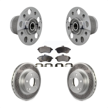 Kit de plaquettes de Rotor de frein, ensemble de roulements de moyeu avant, pour Mercedes-Benz C300 C25