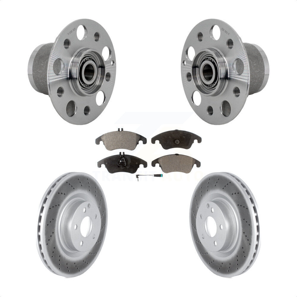 Kit de plaquettes de Rotor de frein, ensemble de roulements de moyeu avant, pour Mercedes-Benz E550 C25