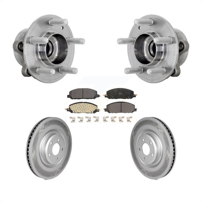 Kit de Rotor et de plaquettes de frein revêtus de roulement de moyeu avant, pour Ford Explorer Lincoln Aviato