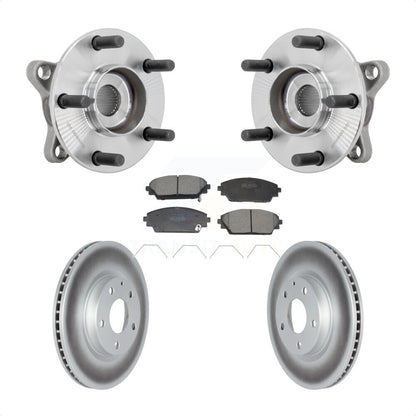 Kit de plaquettes de rotor de frein enduites d'assemblage de roulement de moyeu avant pour Mazda CX-3 2020 – 2022