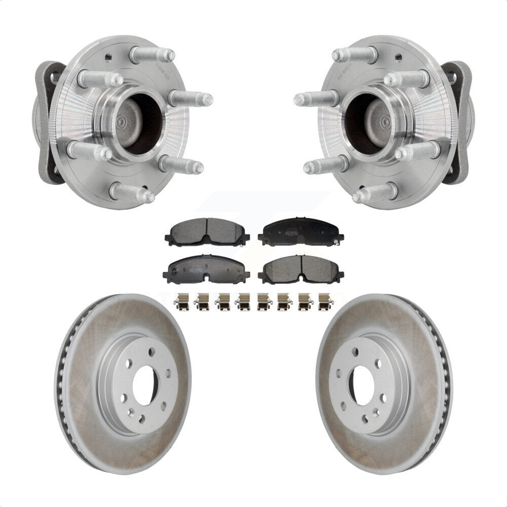 Kit de plaquettes de Rotor de frein, roulement de moyeu avant, pour Chevrolet Colorado GMC Canyon RW