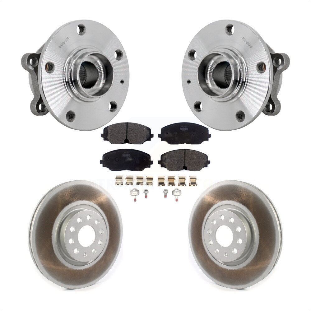 Kit de Rotor et plaquettes de frein revêtus de roulement de moyeu avant, pour Volkswagen Atlas Cross Spor
