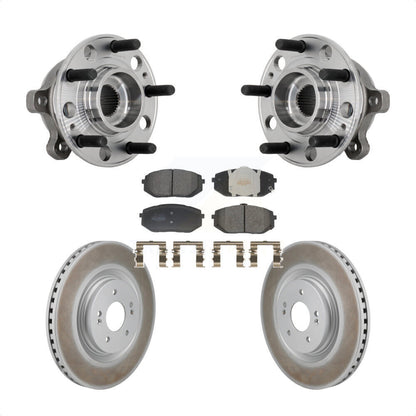 Kit de plaquettes de Rotor de frein enduites d'assemblage de roulement de moyeu avant, pour Hyundai Sonata Kia K