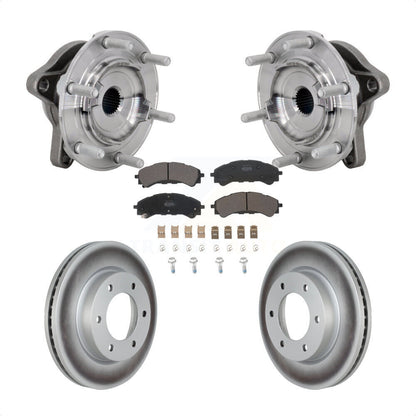 Kit de plaquettes de rotor de frein à disque enduit de roulement de moyeu avant pour Ford Ranger 4W 2019 – 2023