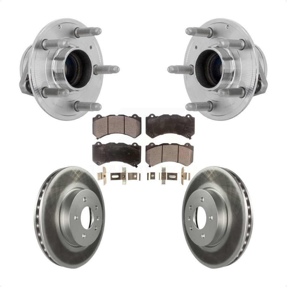 Kit de plaquettes de Rotor de frein, ensemble de roulements de moyeu avant, pour Cadillac ATS V avec RW