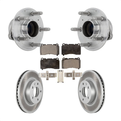 Kit de plaquettes de Rotor de frein revêtues de roulement de moyeu avant, pour Base Cadillac ATS 2019 avec RW