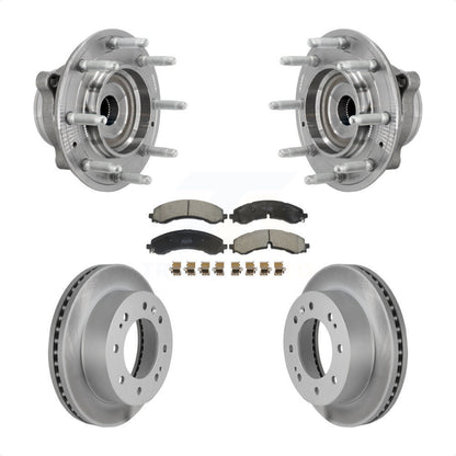 Kit de plaquettes de Rotor de frein enduit de roulement de moyeu avant, pour GMC Chevrolet Silverado 2500 H