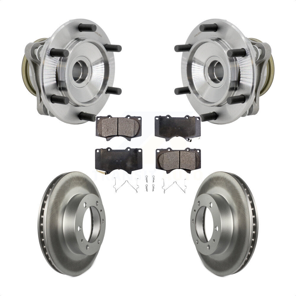 Kit de plaquettes de Rotor de frein, roulement de moyeu avant, pour Toyota Tacoma 4Runner FJ Cruise