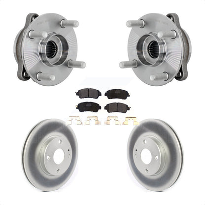 Kit de plaquettes de Rotor de frein enduites d'assemblage de roulement de moyeu avant pour Toyota Yaris iA Scio