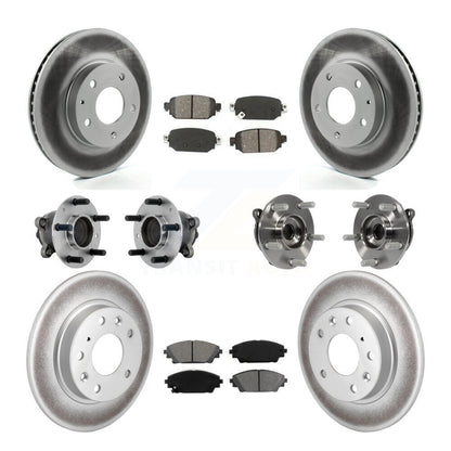 Kit de plaquettes de rotor de frein, roulement de moyeu avant et arrière (10 pièces) pour Mazda CX-3 FW 19-21