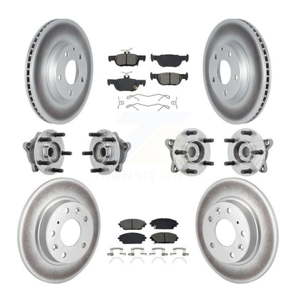 Kit de plaquettes de rotor de frein, roulement de moyeu avant et arrière (10 pièces) pour Mazda CX-30 AW 20-22