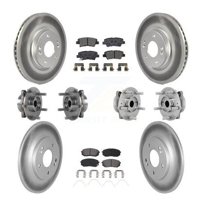Kit de plaquettes de rotor de frein, roulement de moyeu avant et arrière (10 pièces) pour Hyundai Kona AW 2022