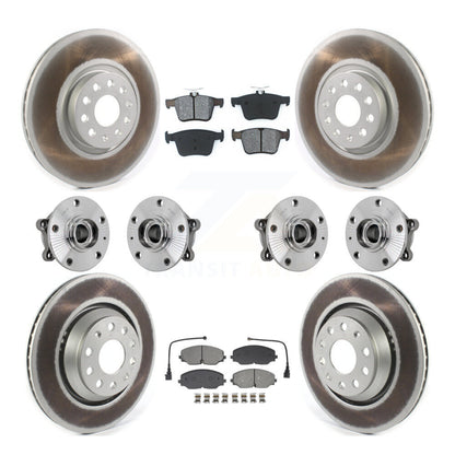 Kit de plaquettes de rotor de frein, roulement de moyeu avant et arrière (10 pièces) pour Volkswagen Atlas AW