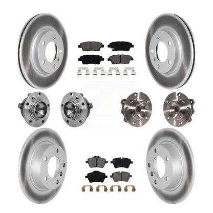 Kit de plaquettes de rotor de frein revêtues de roulement de moyeu avant et arrière (10 pièces) pour Mini Cooper Pacema