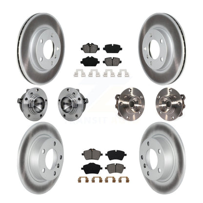 Kit de plaquettes de rotor de frein revêtues de roulement de moyeu avant et arrière (10 pièces) pour Mini Cooper Pacema