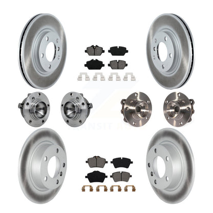 Kit de plaquettes de rotor de frein revêtues de roulement de moyeu avant et arrière (10 pièces) pour Mini Cooper Pacema