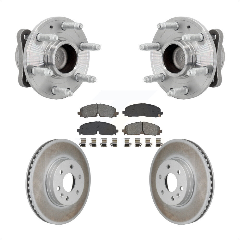 Kit de plaquettes de Rotor de frein, roulement de moyeu avant, pour Chevrolet Colorado GMC Canyon RW
