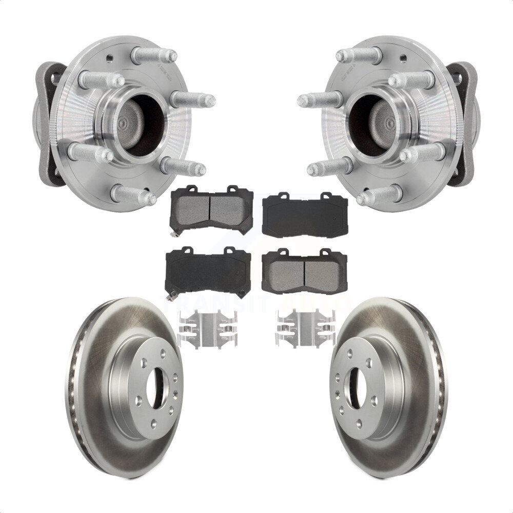 Kit de plaquettes de Rotor de frein, roulement de moyeu avant, pour Chevrolet Colorado GMC Canyon RW