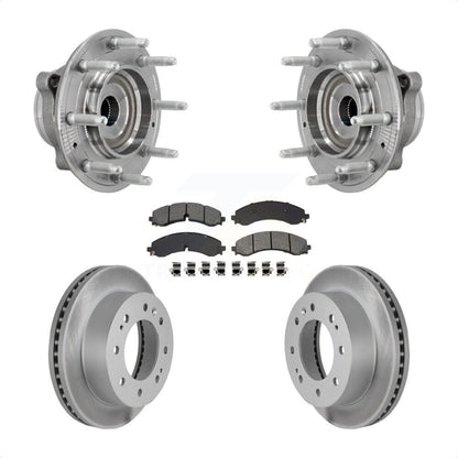 Kit de plaquettes de Rotor de frein enduit de roulement de moyeu avant, pour GMC Chevrolet Silverado 2500 H