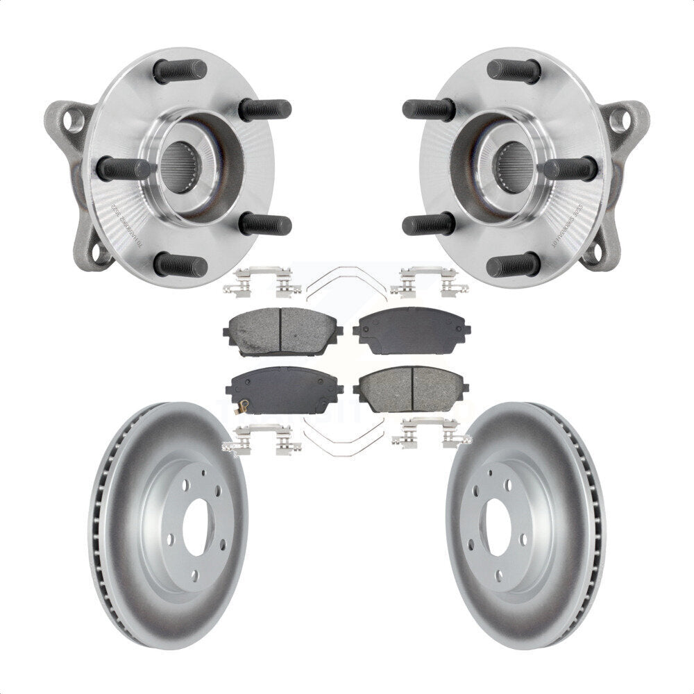 Kit de plaquettes de rotor de frein revêtues d'assemblage de roulement de moyeu avant, pour Mazda 3 AW 2021 – 2022