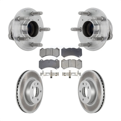 Kit de rotor et de plaquettes de frein revêtus de roulement de moyeu avant, pour Cadillac ATS V avec RW 2017