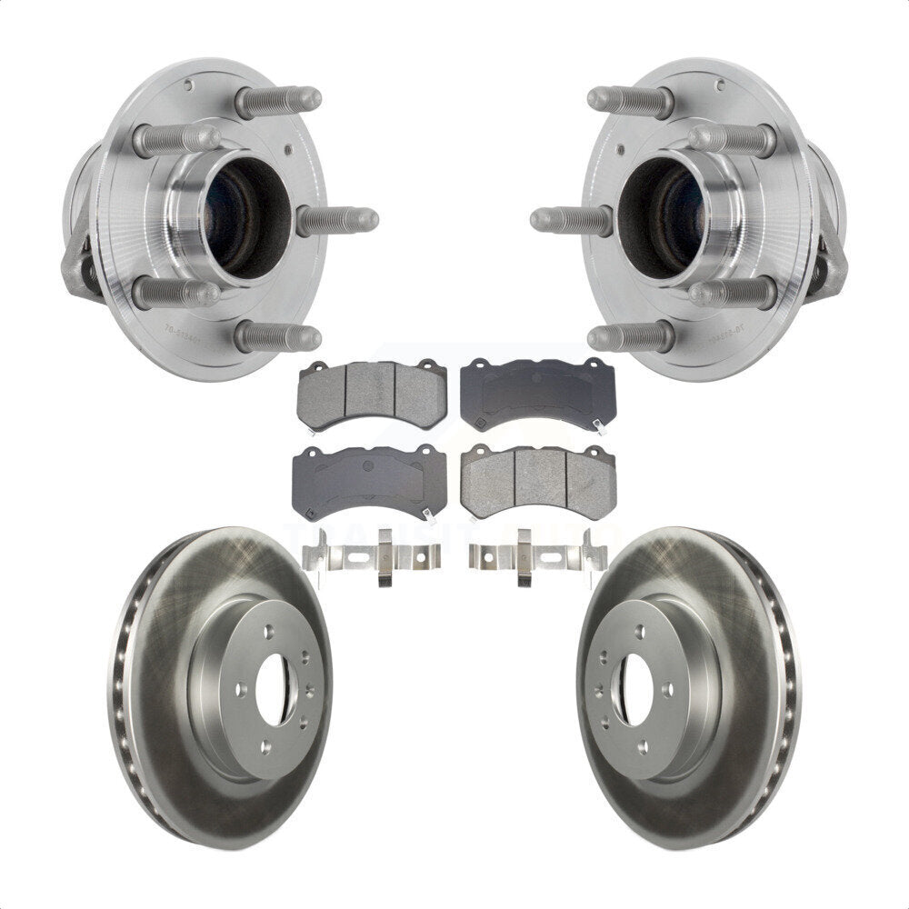 Kit de plaquettes de Rotor de frein, ensemble de roulements de moyeu avant, pour Cadillac ATS V avec RW