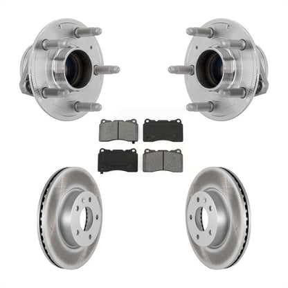 Kit de plaquettes de Rotor de frein revêtues de roulement de moyeu avant, pour Base Cadillac ATS 2019 avec RW