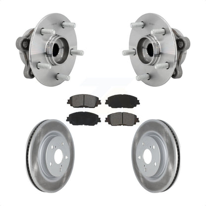 Kit de plaquettes de Rotor de frein enduites de roulement de moyeu avant, pour Toyota C-HR Lexus UX250h UX20
