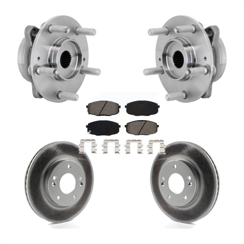 Kit de plaquettes de Rotor de frein, ensemble de roulements de moyeu avant, pour Hyundai Kona Kia Selto