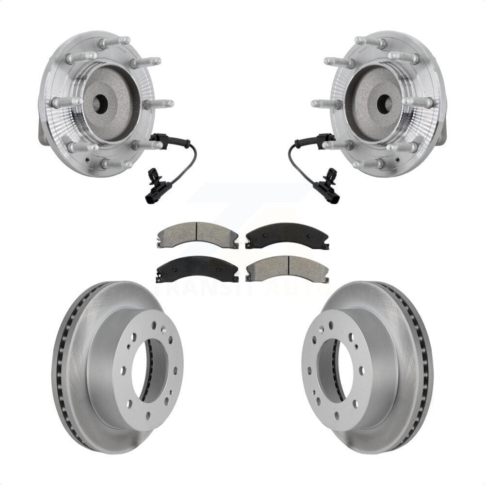 Kit de plaquettes de Rotor de frein, roulement de moyeu avant, pour GMC Chevrolet Sierra 2500 HD 350
