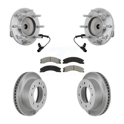 Kit de plaquettes de Rotor de frein, roulement de moyeu avant, pour GMC Chevrolet Sierra 2500 HD 350