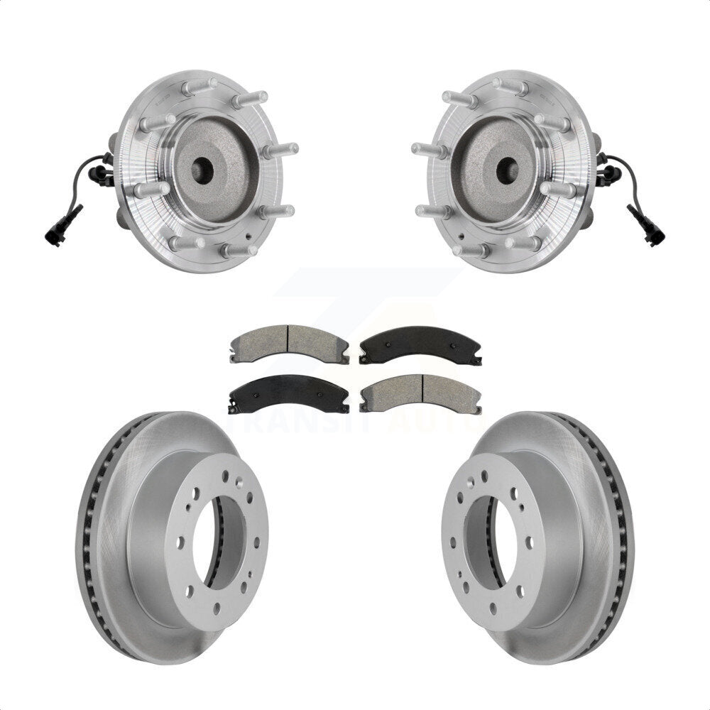 Kit de plaquettes de Rotor de frein, roulement de moyeu avant, pour GMC Sierra 3500 HD Chevrolet RW